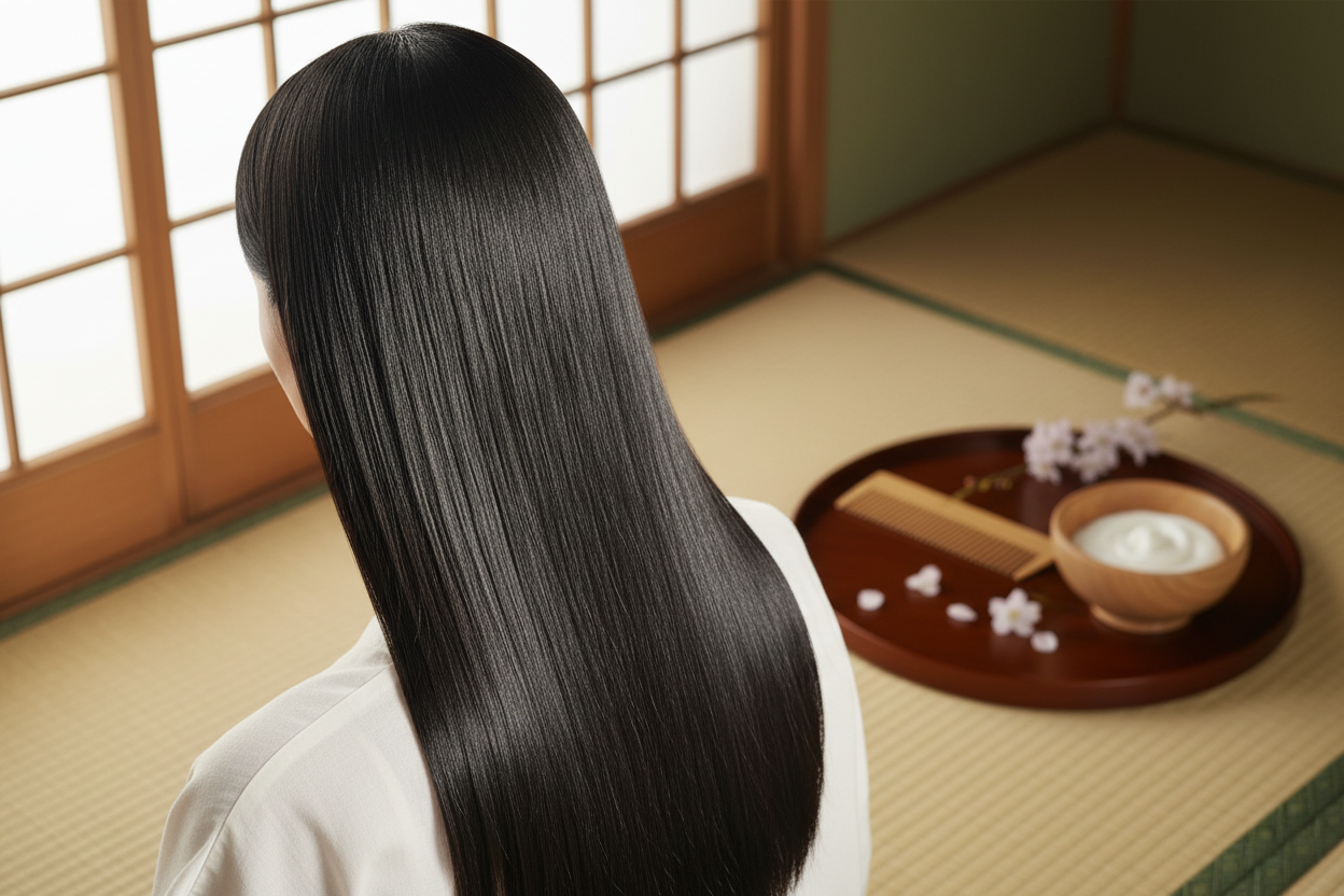 Routine cpillaire japonaise: Garder vos cheveux lisses et brillants ✨