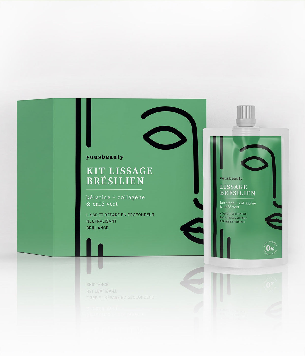 Kit lissage brésilien au café vert