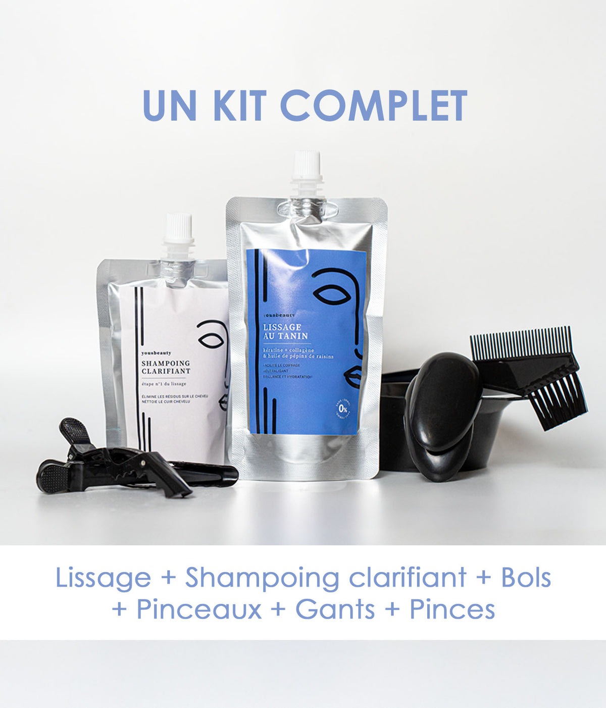 Kit lissage au tanin à l’huile de pépins de raisin