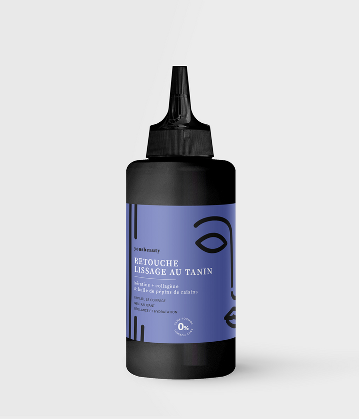 Retouche racines lissage au tanin