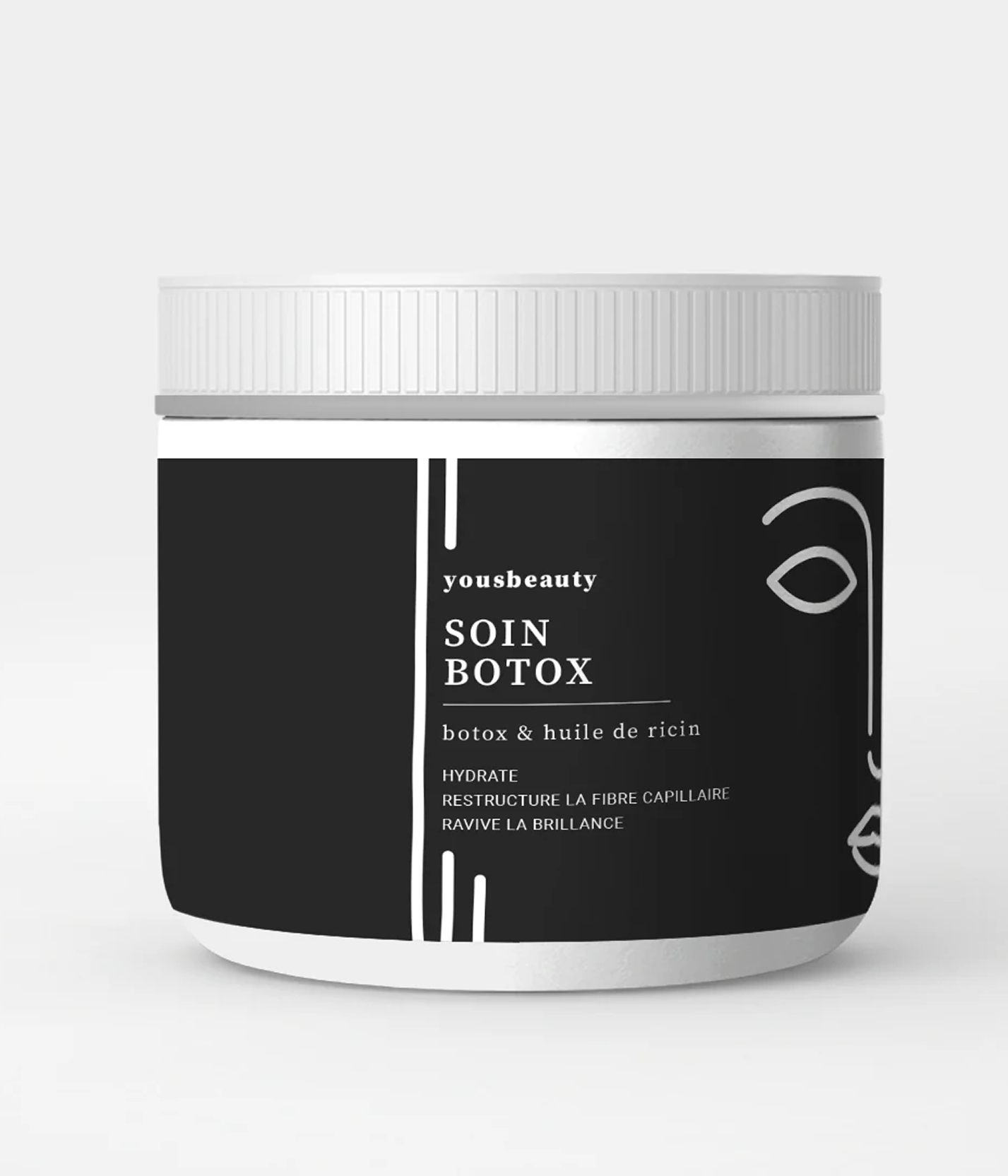 Soin Botox cheveux à l’huile de ricin