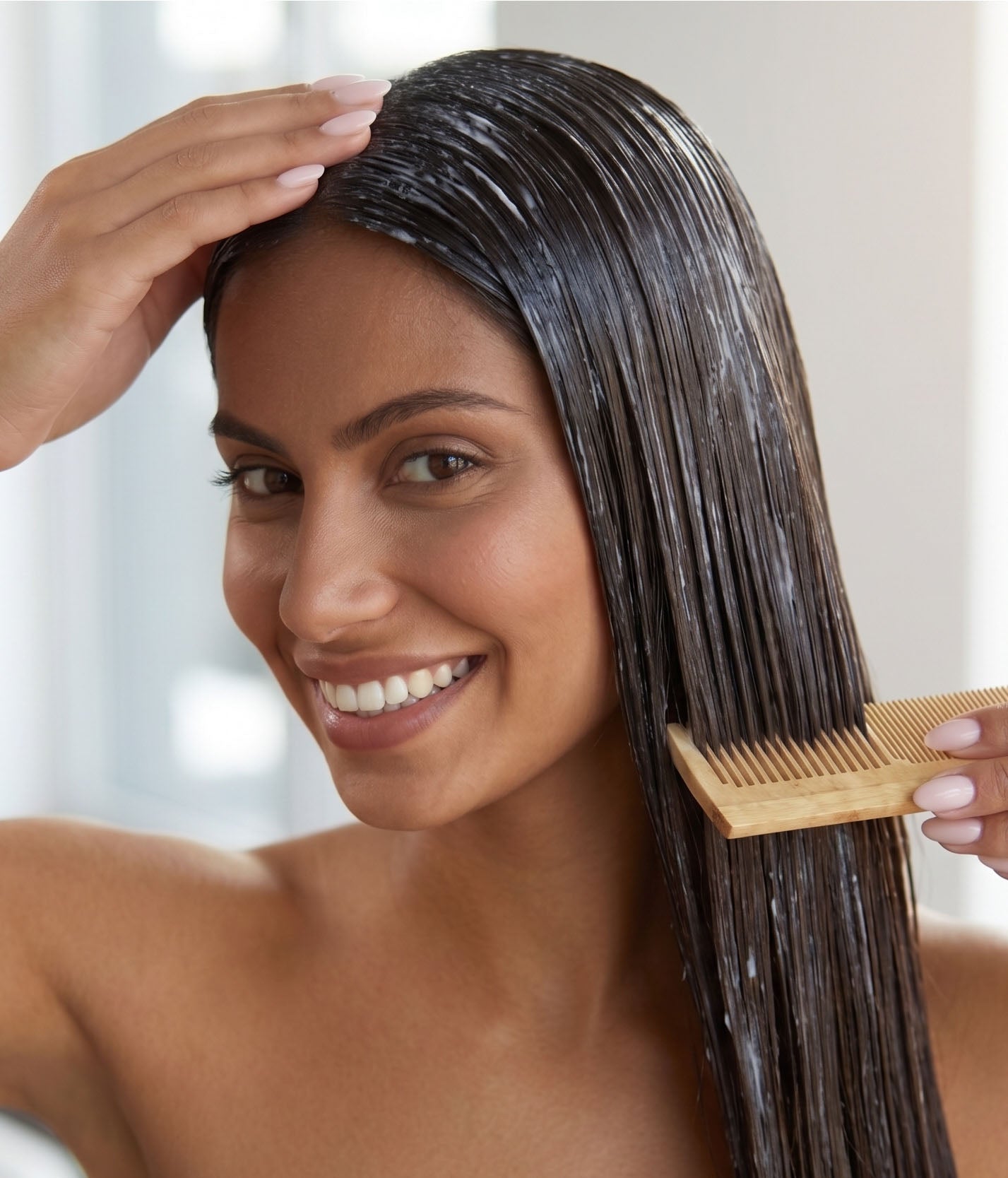 Haarmaske aus Bambus und Rotalgen (500 g)